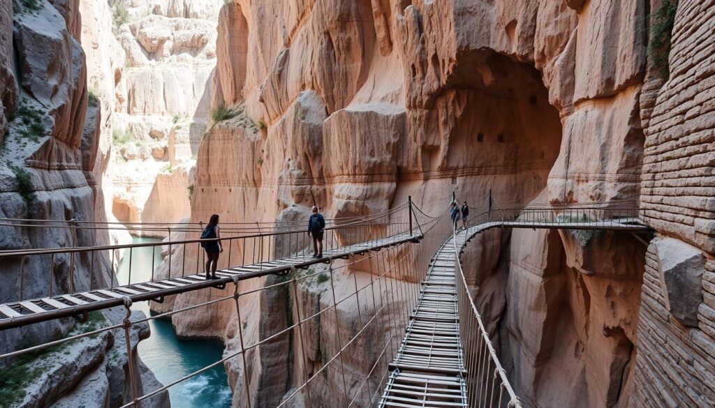 ruta puentes colgantes chulilla valencia