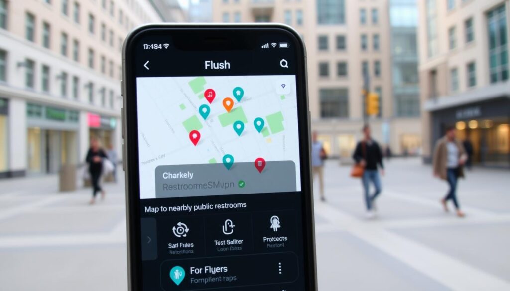 Flush app baños públicos Flush app baños públicos
