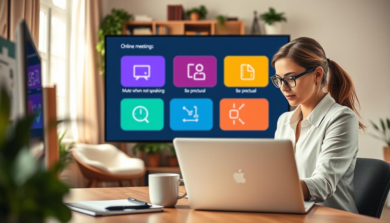 Normas básicas para reuniones online de trabajo